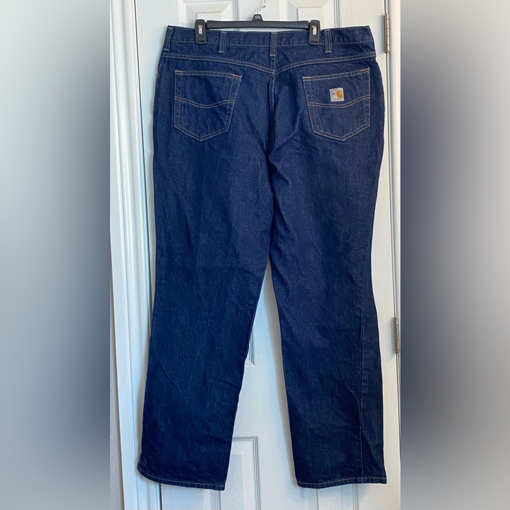 Carhartt work jeans FR NFPA 2112/CAT 2  Size: 40x32, Used - Picture 3 of 12